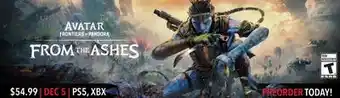 GameStop AVATAR FROM THE ASHES offer