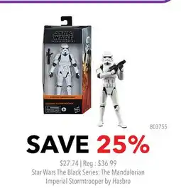 GameStop Star Wars The Black Series: The Mandalorian Imperial Stormtrooper by Hasbro offer