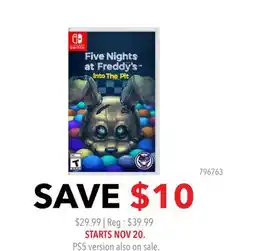 GameStop Five Nights at Freddy's - Into The Pit offer