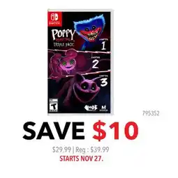 GameStop Poppy Playtime Triple Pack offer