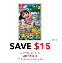 GameStop DORA Rainforest Rescue offer
