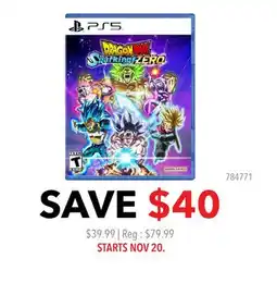 GameStop Dragon Ball Sparking Zero offer
