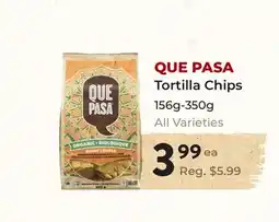 Marche Leo's QUE PASA Tortilla Chips offer