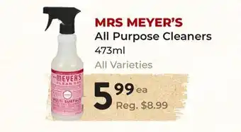 Marche Leo's MRS MEYER'S All Purpose Cleaners offer