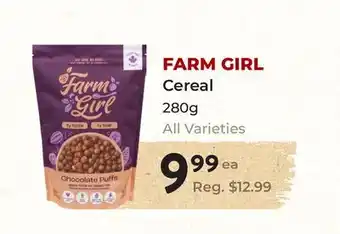 Marche Leo's FARM GIRL Cereal offer