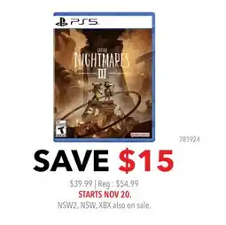 GameStop Little Nightmares III offer