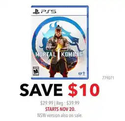 GameStop PS5 Mortal Kombat offer