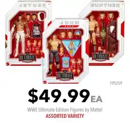 GameStop WWE Ultimate Edition Figures by Mattel offer