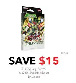 GameStop Yu-Gi-Oh! Duelist's Advance by Konami offer