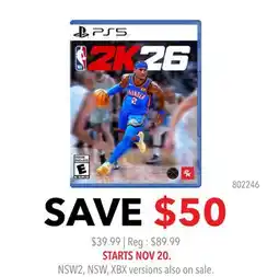 GameStop PS5 2K26 offer