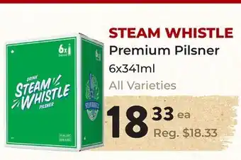 Marche Leo's STEAM WHISTLE Premium Pilsner offer