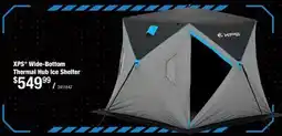 Cabela's XPS Wide-Bottom Thermal Hub Ice Shelter offer