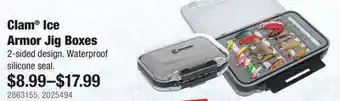 Cabela's Clam Ice Armor Jig Boxes offer