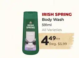 Marche Leo's IRISH SPRING Body Wash offer