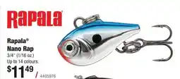 Cabela's Rapala Nano Rap offer