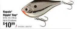 Cabela's Rapala Rippin' Rap offer