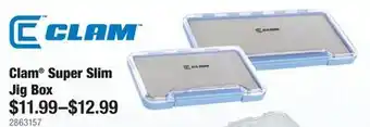 Cabela's Clam Super Slim Jig Box offer
