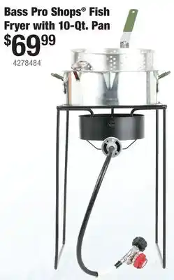 Cabela's Bass Pro Shops Fish Fryer with 10-Qt. Pan offer