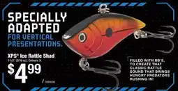 Cabela's XPS Ice Rattle Shad offer