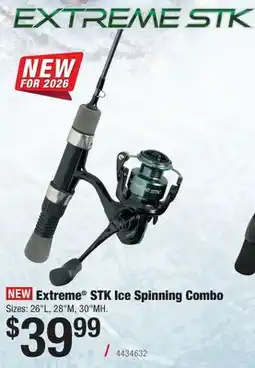 Cabela's Extreme STK Ice Spinning Combo offer