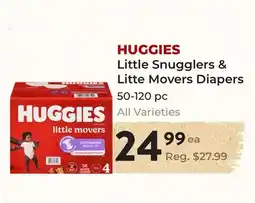 Marche Leo's HUGGIES Little Snugglers & Litte Movers Diapers offer