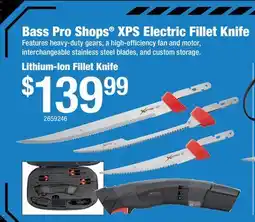 Cabela's Bass Pro Shops XPS Lithium-Ion Fillet Knife offer