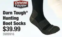 Cabela's Darn Tough Hunting Boot Socks offer