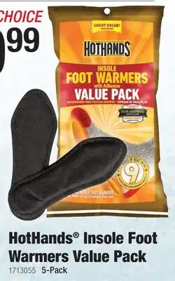 Cabela's HotHands Insole Foot Warmers Value Pack offer
