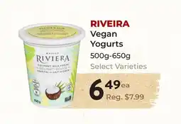 Marche Leo's RIVEIRA Vegan Yogurts offer