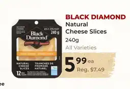Marche Leo's BLACK DIAMOND Natural Cheese Slices offer