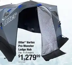Cabela's Otter Vortex Pro Monster Lodge Hub offer