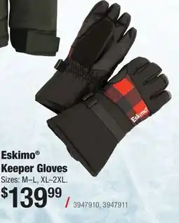 Cabela's Eskimo Keeper Gloves offer