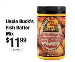 Cabela's Uncle Buck's Fish Batter Mix offer
