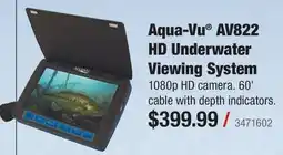Cabela's Aqua-Vu AV822 HD Underwater Viewing System offer