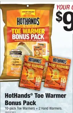 Cabela's HotHands Toe Warmer Bonus Pack offer