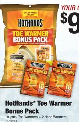 Cabela's HotHands Toe Warmer Bonus Pack offer