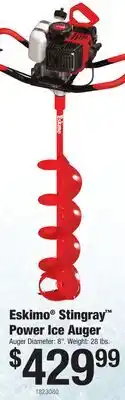 Cabela's Eskimo Stingray Power Ice Auger offer