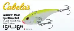 Cabela's Cabela's Mean Eye Blade Bait offer