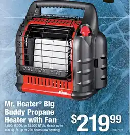 Cabela's Mr. Heater Big Buddy Propane Heater with Fan offer