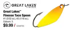 Cabela's Great Lakes Finesse Taco Spoon offer