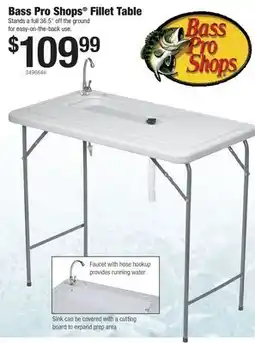 Cabela's Bass Pro Shops Fillet Table offer