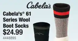 Cabela's Cabela's 61 Series Wool Boot Socks offer