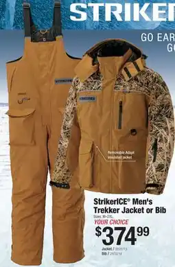 Cabela's StrikerICE Men's Trekker Jacket or Bib offer
