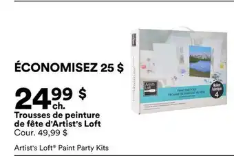 Michaels Trousses de peinture de fête d'Artist's Loft offer
