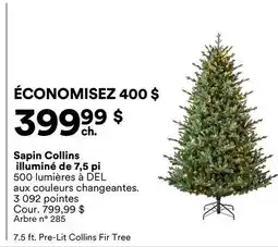 Michaels Sapin Collins illuminé de 7,5 pi offer
