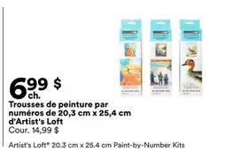 Michaels Trousses de peinture par numéros de 20,3 cm x 25,4 cm d'Artist's Loft offer