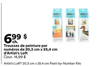 Michaels Trousses de peinture par numéros de 20,3 cm x 25,4 cm d'Artist's Loft offer