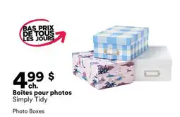 Michaels Boîtes pour photos Simply Tidy offer
