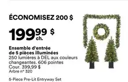 Michaels Ensemble d'entrée de 5 pièces illuminées offer