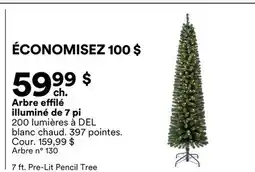 Michaels Arbre effilé illuminé de 7 pi offer